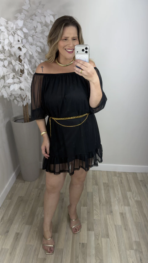 VESTIDO PLUS SIZE FEMININO CURTO CASUAL - VESTIDO GLAMOUR