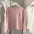 Harajuku Dream – Cardigan Malha Bordado com Botões Estilo Japonês