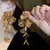 Boho Bloom Shine – Brincos Longos de Flor com Cristais Vintage Estilo Boêmio - comprar online