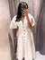 Vestido Bella Vibe – Feminino Longo com Botões e Decote V Minimalista - loja online
