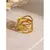Aura Dourada – Jóia Minimalista em Aço Inoxidável com Banho de Ouro 18K - Chave do Look