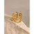Aura Dourada – Jóia Minimalista em Aço Inoxidável com Banho de Ouro 18K - comprar online
