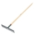Rastrillo Truper Recto, 16 DTES C/MANGO MADERA # R-16M
