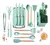 Set Premium 19 Piezas Utensilios Silicona Mango Madera en internet