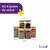 Kit com 6 Potes de Vidro Herméticos com Tampa de Bambu na internet