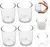 Jogo com 6 Mini Copos de Vidro 20ml na internet
