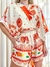 Conjunto Feminino em Crepe Short e Cropped Estampado Raiane - comprar online