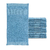 Kit com 12 Toalha Social Franjinha 23cm x 39cm Azul Pacifico