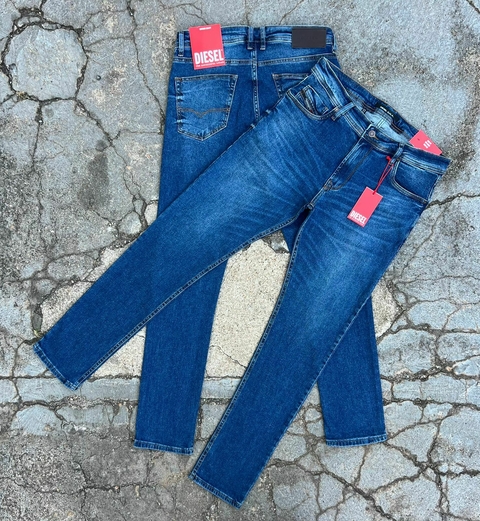 Calça Masculina Jeans DSL 98% Algodão 2% Elastano Slim Fit - comprar online