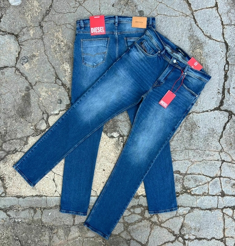 Calça Masculina Jeans DSL 98% Algodão 2% Elastano Slim Fit - comprar online