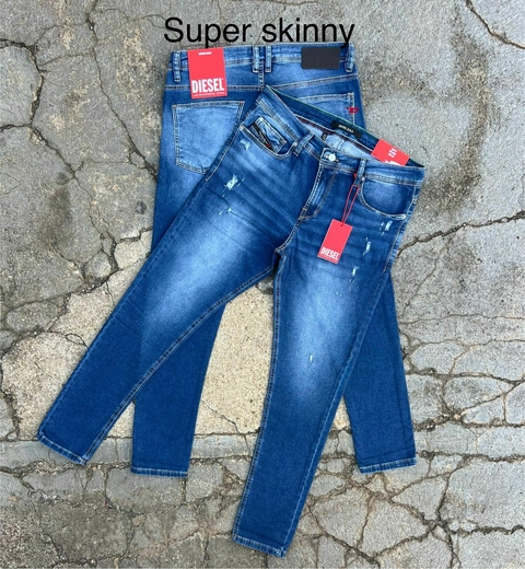 Calça Masculina Jeans DSL 98% Algodão 2% Elastano Slim Fit