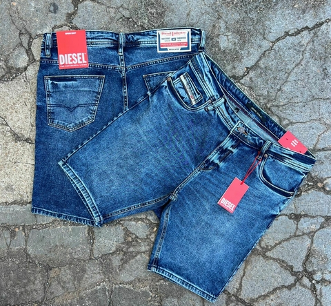 Bermuda Masculina Jeans DSL 98% Algodão 2% Elastano Slim Fit - comprar online