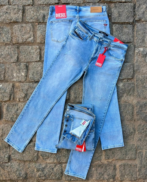 Calça Masculina Jeans DSL 98% Algodão 2% Elastano Slim Fit - comprar online