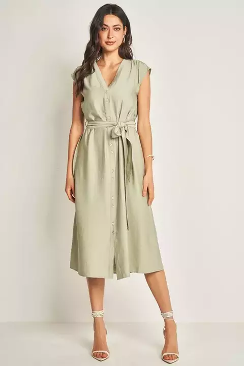 VESTIDO MIDI VISCOFLOW 105419