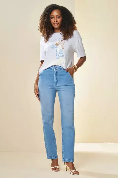 CALÇA RETA SLIM 105720
