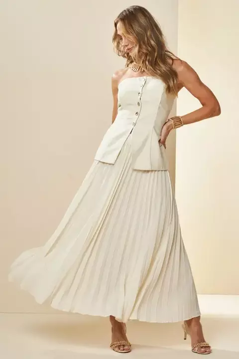 SAIA LONGA PLISSADA 105828