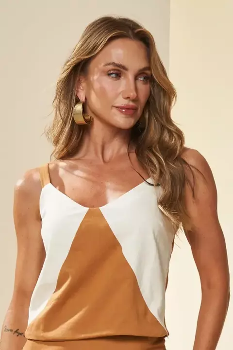 TOP OLIVA ALÇA 105881