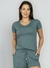 BABY LOOK DECOTE V FLY - Ju Moda Fitness