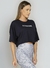 BLUSA BOXY SNAKE FOIL - Ju Moda Fitness