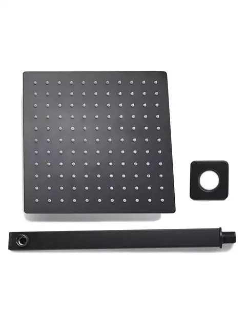 Chuveiro Ducha Quadrado Slim Solar Gás Área Externa