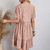 Vestido Solto de Linho com Babados - Leveza e Estilo