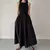 Vestido Preto Midi Belle Époque - Maini