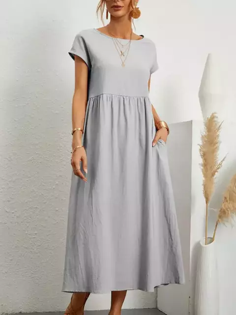 Vestido Midi em LInho