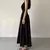 Vestido Preto Midi Belle Époque - Maini
