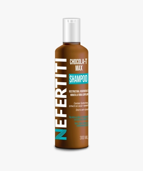 SHAMPOO NEFERTITI CHOCOLA-T MAX 300 ML.