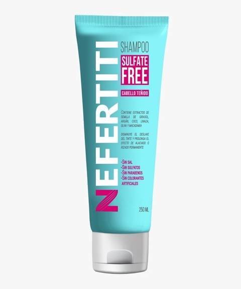 SHAMPOO NEFERTITI SULFATE FREE CABELLO TEÑIDO 250 ML.