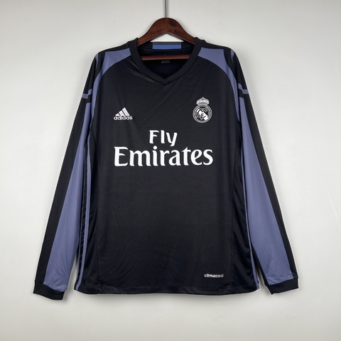 Camisa Third Retrô Real Madrid 16/17 Camisa Manga Longa