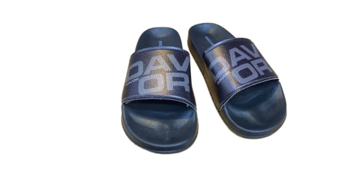 Chanclas Davor Slide Original Estampada Sport Negra