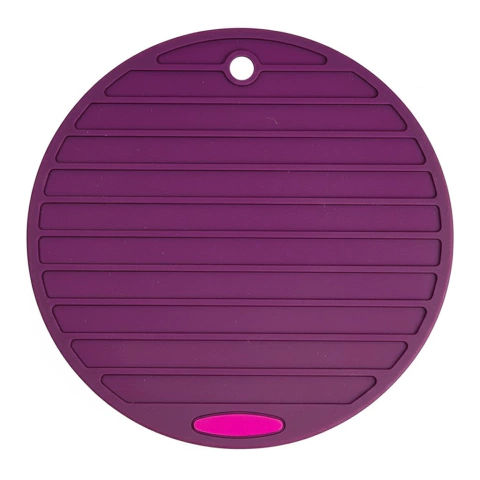 Descanso de Panela Silicone Line Redondo 18cm – Antiaderente e Resistente ao Calor