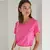 Camiseta Feminina Básica GuGi 100% algodão Lisa Sem Estampa