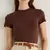 Camiseta Feminina Básica GuGi 100% algodão Lisa Sem Estampa - comprar online