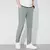 Calça lisa estiramento de seda masculina, calça elástica na cintura, coreano, - loja online