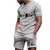 Verão 2025 agasalho de moda masculina, camiseta de manga curta + shorts esporti
