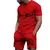 Verão 2025 agasalho de moda masculina, camiseta de manga curta + shorts esporti - Elegance