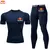Red bull conjunto de compressão dos homens roupas esportivas ginásio ternos fi - Elegance