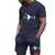 Verão 2025 agasalho de moda masculina, camiseta de manga curta + shorts esporti