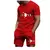 Imagem do Verão 2025 agasalho de moda masculina, camiseta de manga curta + shorts esporti