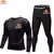 Red bull conjunto de compressão dos homens roupas esportivas ginásio ternos fi - Elegance