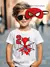 Camiseta Spiderman super-herói crianças - Elegance