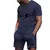 Verão 2025 agasalho de moda masculina, camiseta de manga curta + shorts esporti - loja online