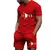 Verão 2025 agasalho de moda masculina, camiseta de manga curta + shorts esporti - Elegance