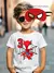 Camiseta Spiderman super-herói crianças na internet