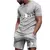 Imagem do Verão 2025 agasalho de moda masculina, camiseta de manga curta + shorts esporti