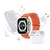 Kit X8 SmartWatch Ultra 49mm + fone de ouvido bluetooth airpod pro + Power Banck Indução + carregador com cabo + fone iOs + cabo na internet