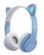 Cute Cat Ears Fone de ouvido sem fio com controle do microfone, Bluetooth Headset, Flash Light, LED Stereo Música Capacete, Presente telefone, criança - FAST VARIEDADES