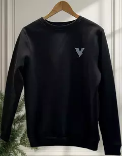 Buzo cuello redondo frisado - tienda online